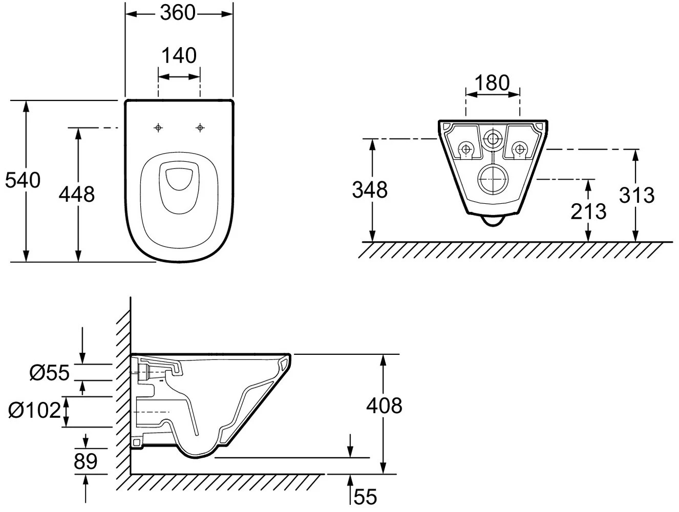 Унитаз с инсталляцией Jacob Delafon Modern Life сиденье тонкое микролифт панель для двойного смыва хром E21775RU-CP