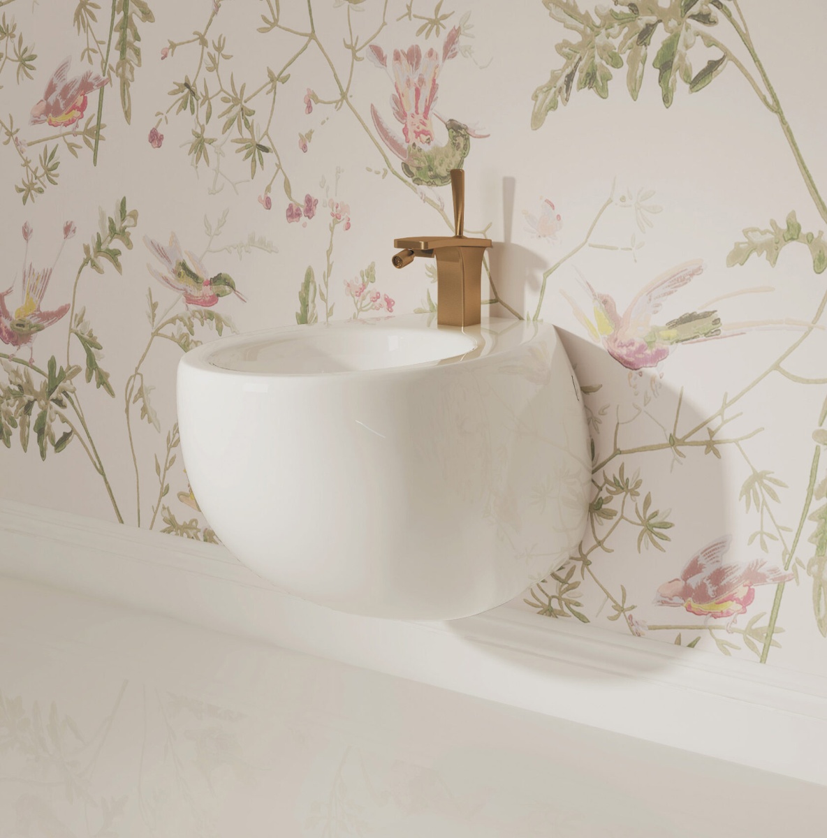 Биде подвесное Salini Ringo Белый BD.WH/Ringo/C/WHT.G/S1