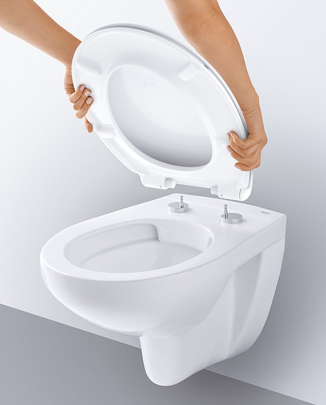 Унитаз подвесной безободковый GROHE Bau Ceramic 39427000