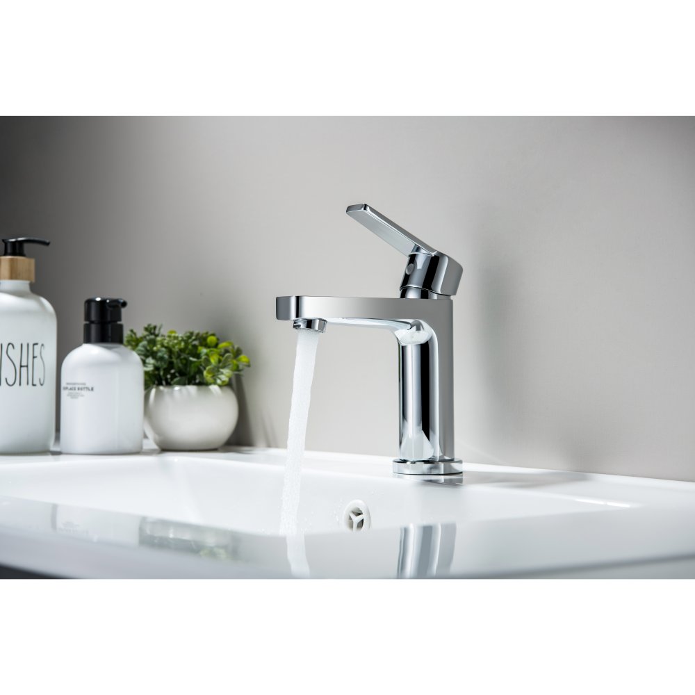 Смеситель для раковины Aquanet Лугано 106 мм без донного клапана хром AQ1710CR