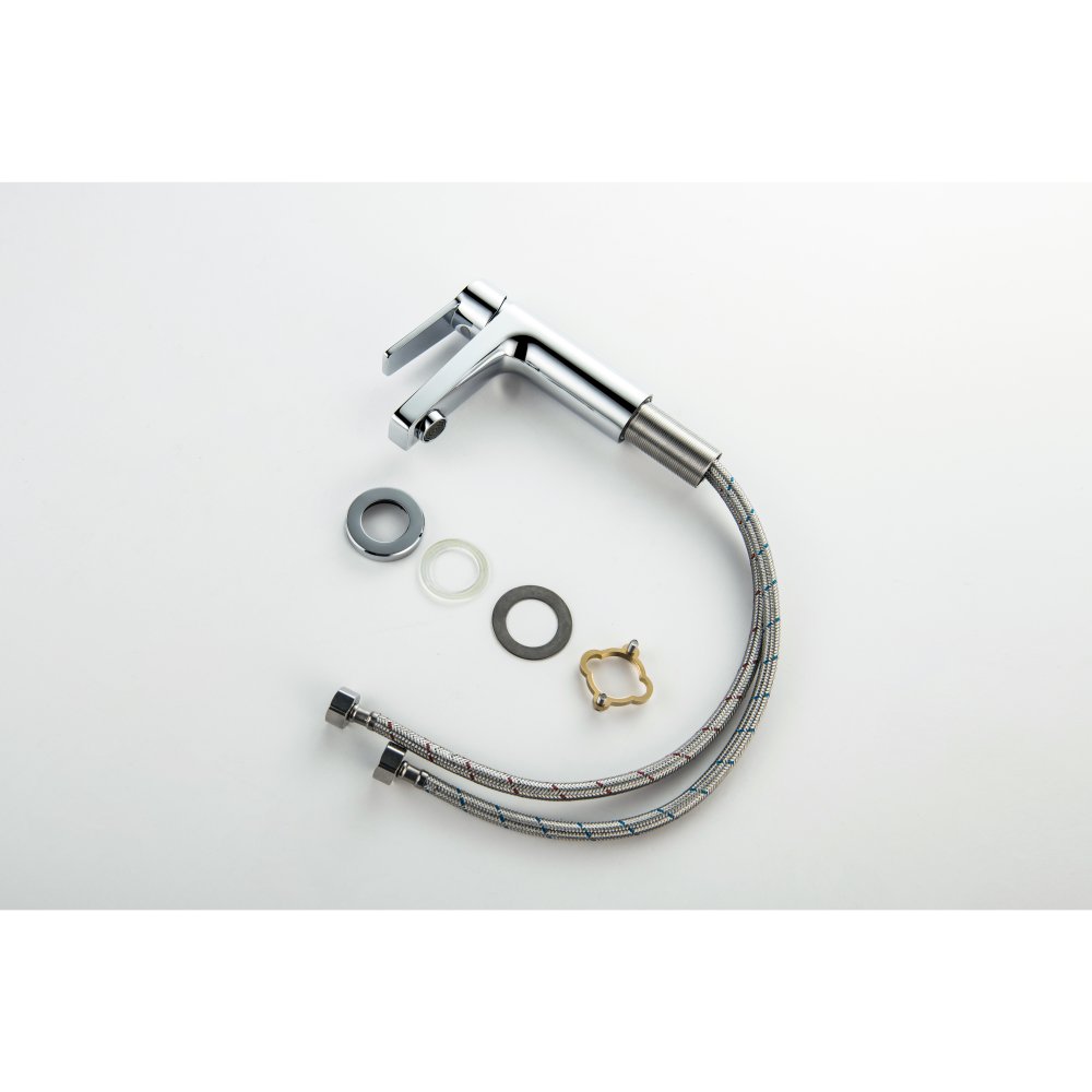 Смеситель для раковины Aquanet Лугано 106 мм без донного клапана хром AQ1710CR