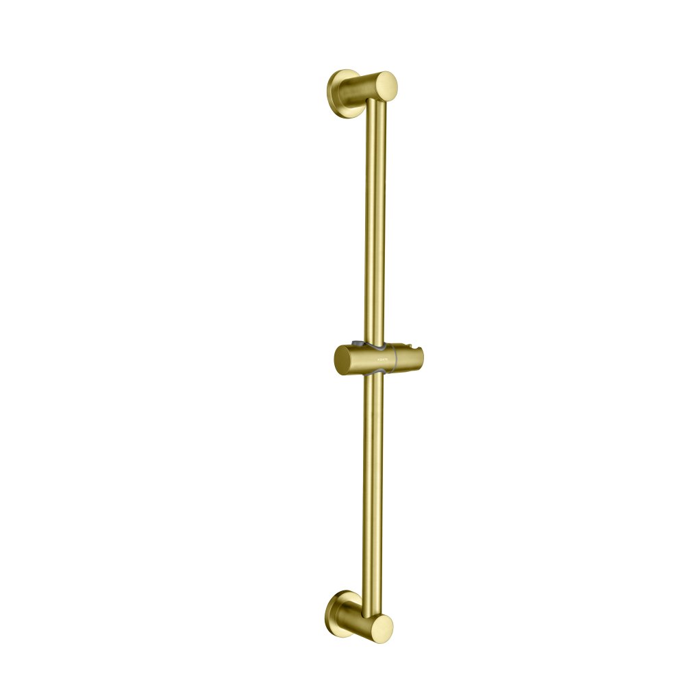 Смеситель для ванны Aquanet Лугано с душевым гарнитуром 3jet шлифованное золото AQ1748BG