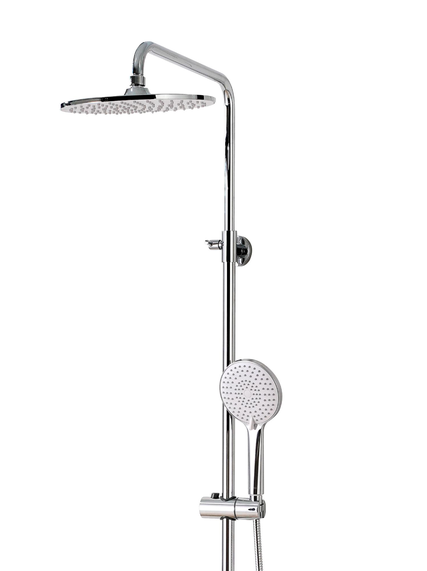 Душевая система со смесителем для душа Aquatek Ника 250 мм хром AQ2860CR