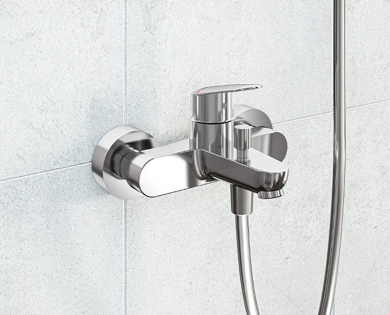 Набор смесителей 3 в 1 VitrA Flow Round (для раковины, для ванны, душевой гарнитур) A42302EXP