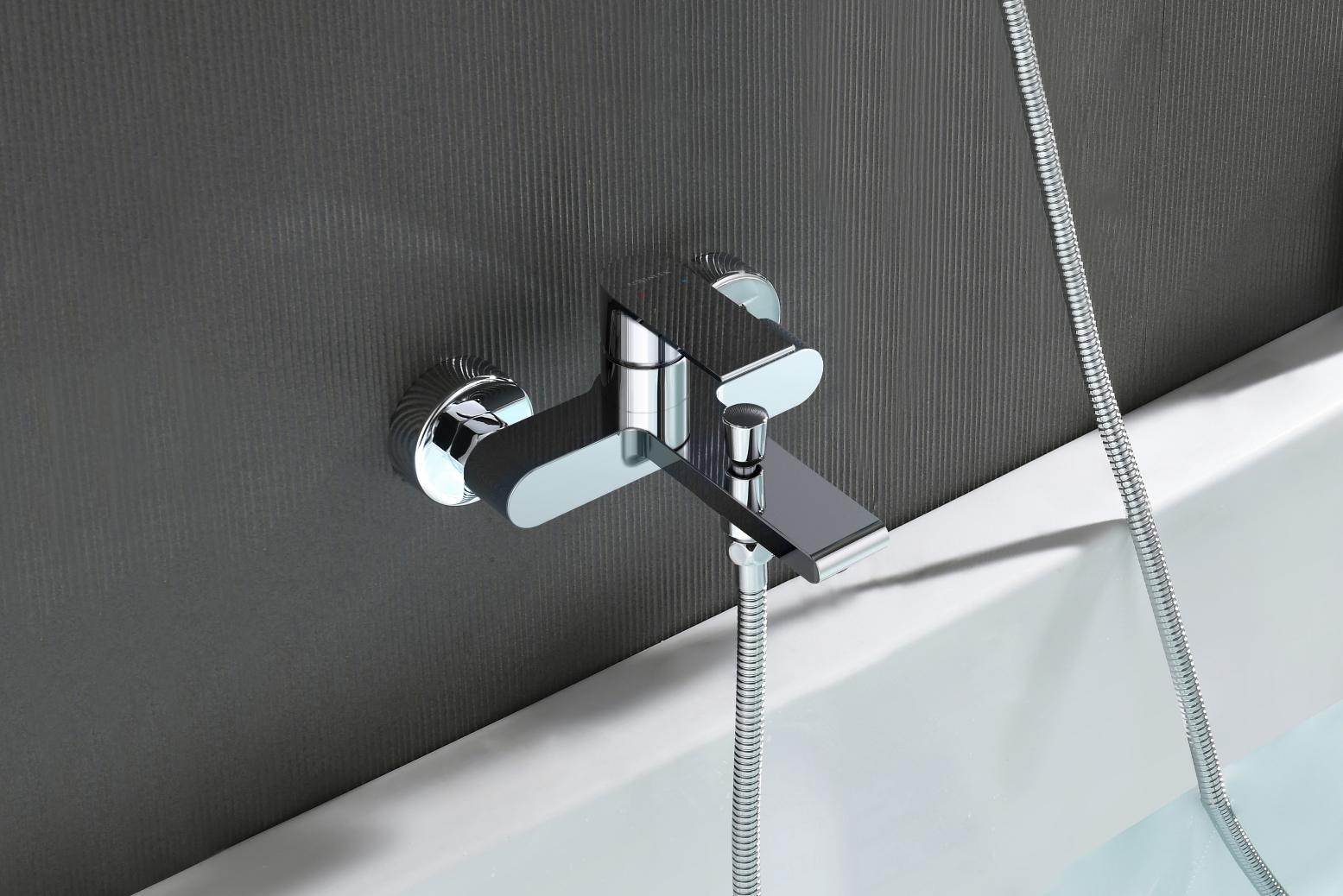 Смеситель для ванны Aquanet ЛИРА хром AQ1440CR