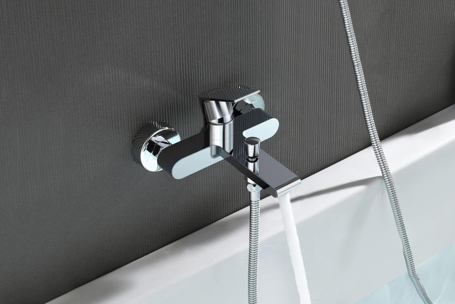 Смеситель для ванны Aquanet ЛИРА хром AQ1440CR