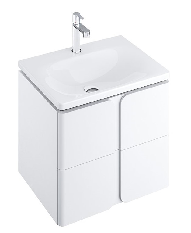 Тумба под умывальник RAVAK SD Balance 500 белый/белый X000001364