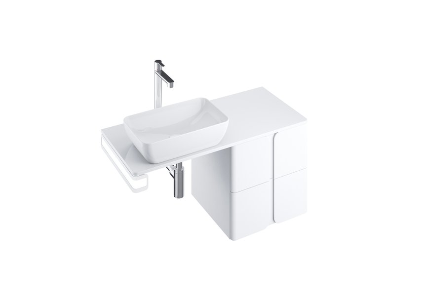 Тумба под умывальник RAVAK SD Balance 500 белый/белый X000001364
