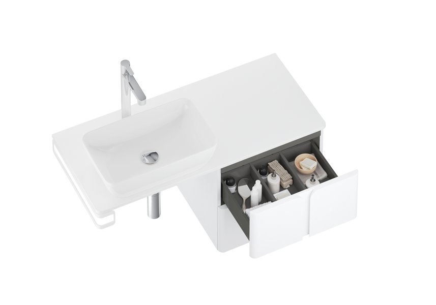 Тумба под умывальник RAVAK SD Balance 500 белый/белый X000001364