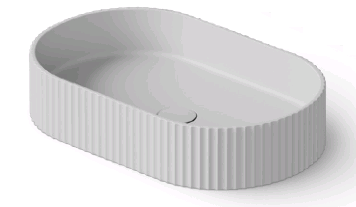 Раковина накладная DEA Design 550x350 мм белый матовый DD981155018