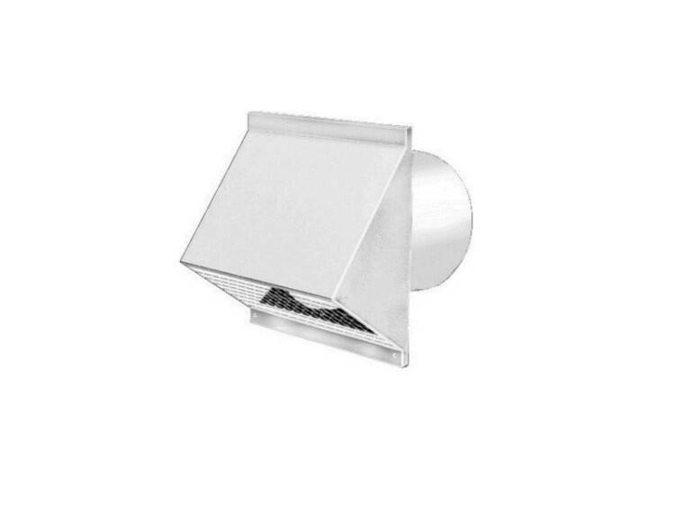 Решетка наружная универсальная Zehnder DN 180 белая 2575811