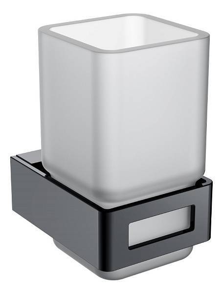 Стакан для зубных щеток подвесной Boheme Q антрацит 10944-SGM