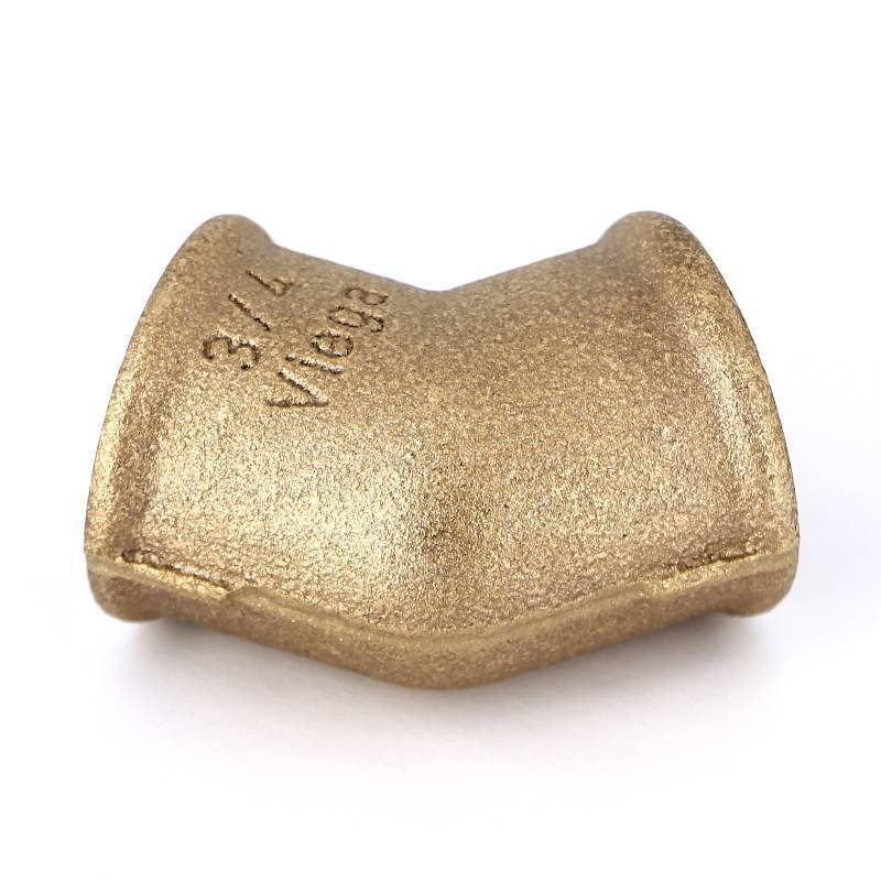 Угольник бронзовый Viega 45° ВВ 3/4 320645