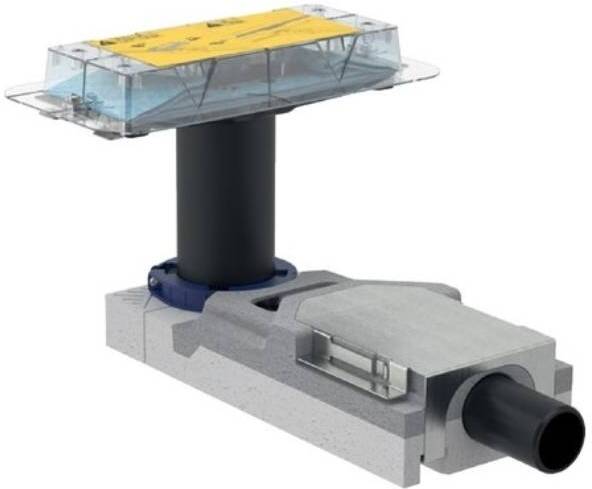 Корпус душевого канала Geberit CleanLine монтажная высота от 65 мм 154.152.00.1