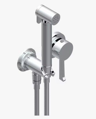 Гигиенический душ THG Hamptons with lever handles со смесителем никель PVD G4SH555840MBG