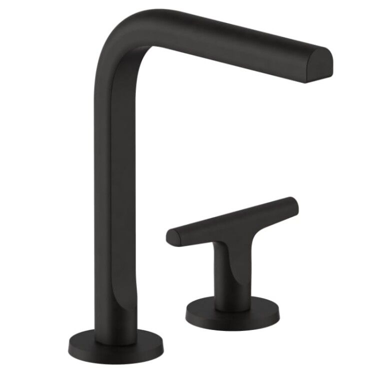 Смеситель для раковины Fantini Sailing на 2 отверстия Deep Black PVD 67S1J107W