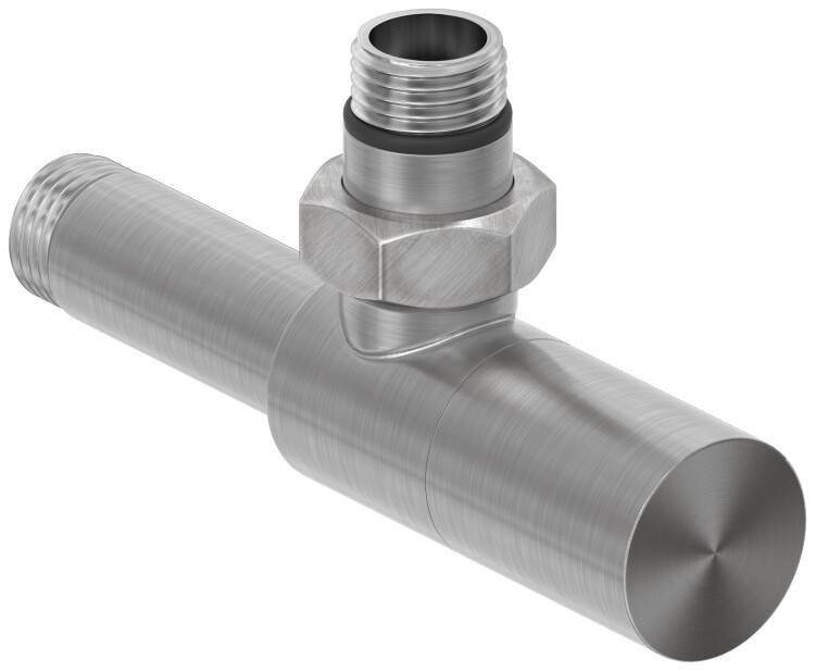 Вентиль угловой Сунержа Цилиндр G 1/2 x G 1/2 сатин 07114001212