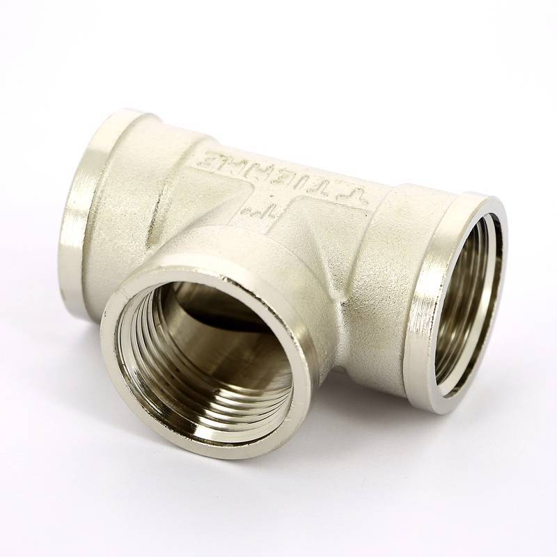 Тройник никелированный Tiemme 1 ВР-ВР-ВР 1500083