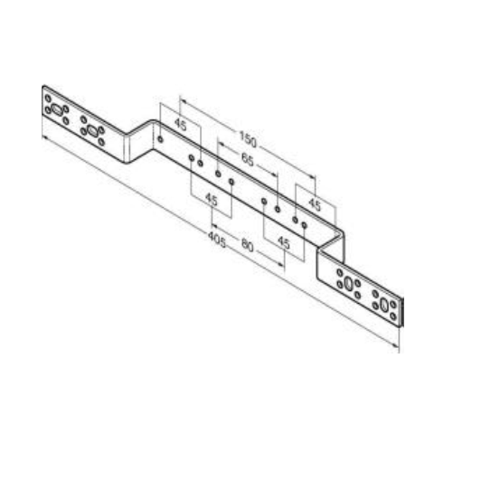Планка монтажная ELSEN Tin plated Monolit тройная 75 мм EFX0130752Z