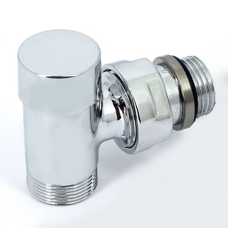 Вентиль обратный Carlo Poletti Compact угловой НН 1/2 x M24x19 хром V150211B