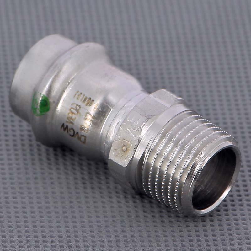 Муфта переходная пресс-Н Viega Sanpress Inox нержавеющая сталь 18x1/2 436469