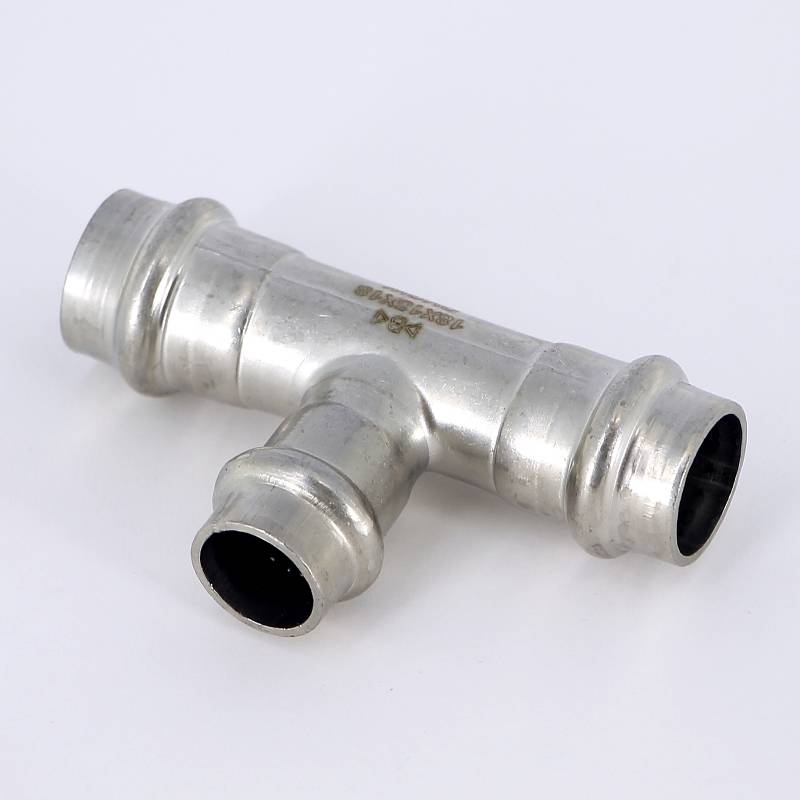 Тройник пресс IBP 18х15х18 мм нержавеющая сталь PS5130 0181518