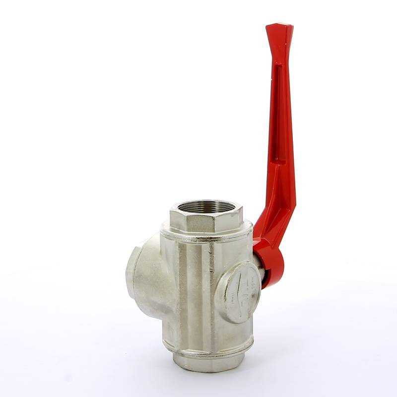 Кран шаровой трехходовой ITAP 128 T-порт рычаг 2 ВВ 1280200T