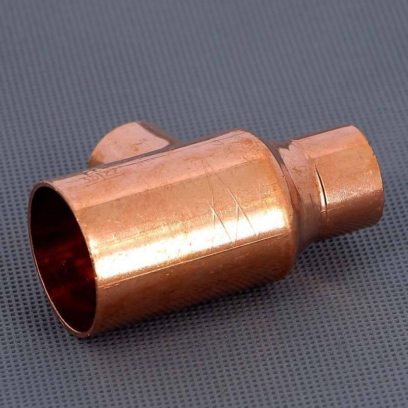 Тройник медный Viega под пайку 35х22х22 мм 123673