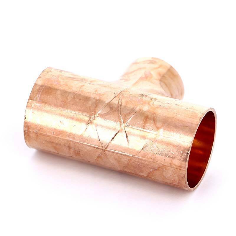 Тройник медный Viega под пайку 35х28х35 мм 105808