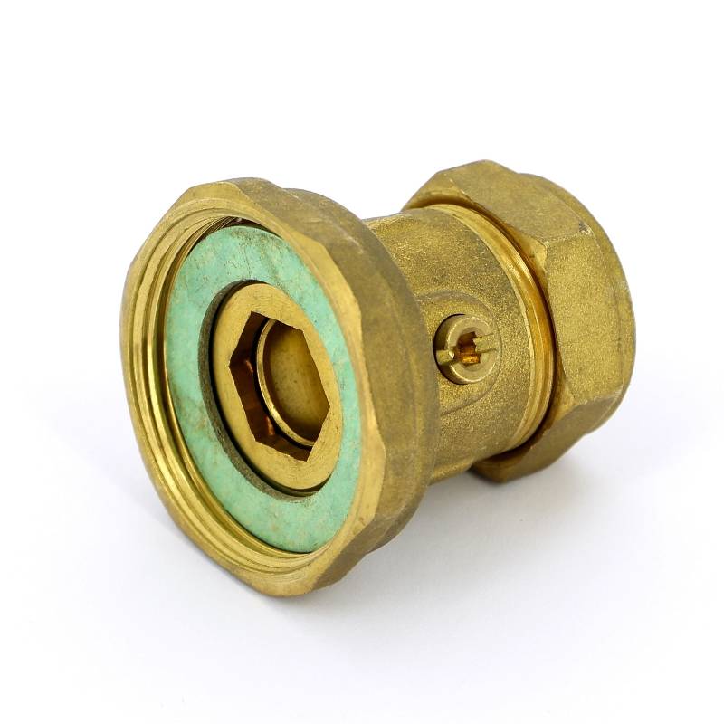 Соединение обжимное Watts PAV/A-L28 со встроенным шаровым краном 10003680