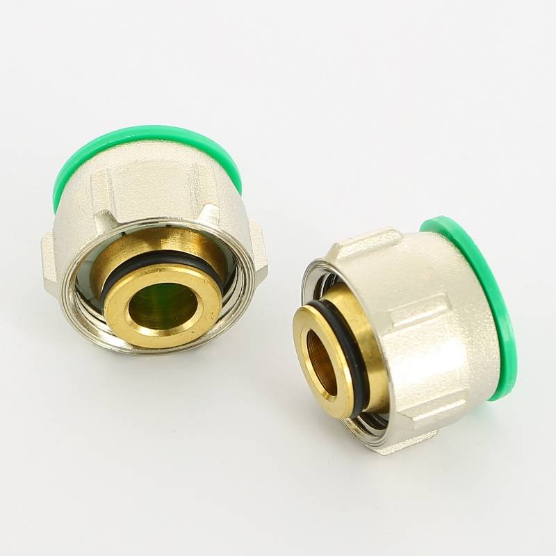 Соединитель обжимной Simplex 20x2.8 мм - 3/4 EK для полиэтиленовых труб (комплект 2 шт) F11417