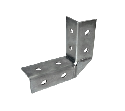 Угловой элемент Strut 2D 4 4/90° 150x150 мм R оцинкованный HOGER 66598918R