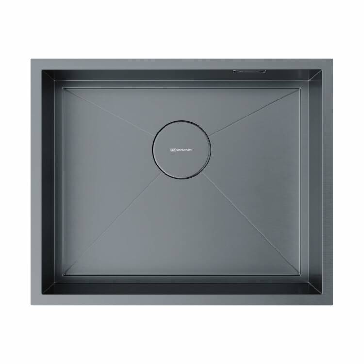 Кухонная мойка OMOIKIRI Kasen 54-U/IF 540x440 мм вороненая сталь 4997061