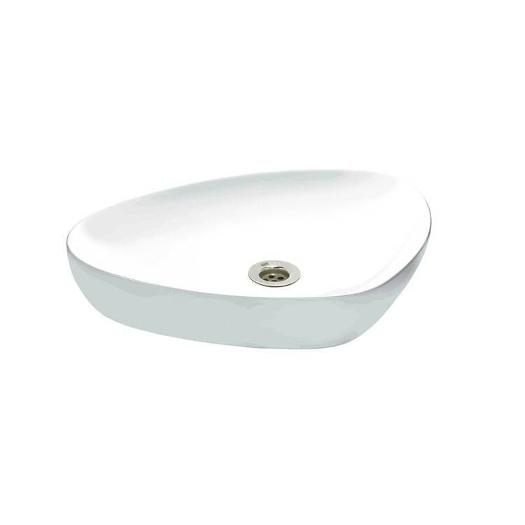 Раковина Jaquar Lyric 600х410х100 мм без отверстия под смеситель LYS-WHT-38901N