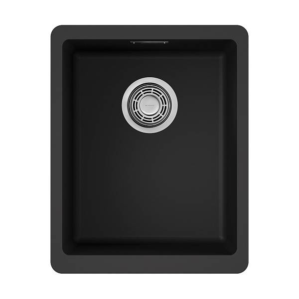Кухонная мойка Omoikiri Kata 34-U-BL Artgranit черный 34x42 см 4993382