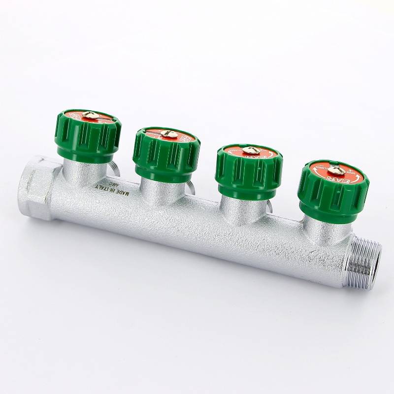 Коллектор FAR 3/4 НВ 4 выхода 1/2 Н 45 мм плоская прокладка FK 3824 3412TP