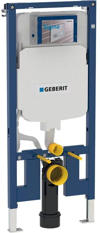 Инсталляция для подвесного унитаза Geberit Duofix 114 см бачок Sigma 8 см с крепежом 111.796.00.1