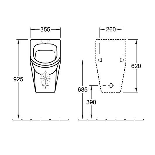 Писсуар Villeroy & Boch Architectura 55730001
