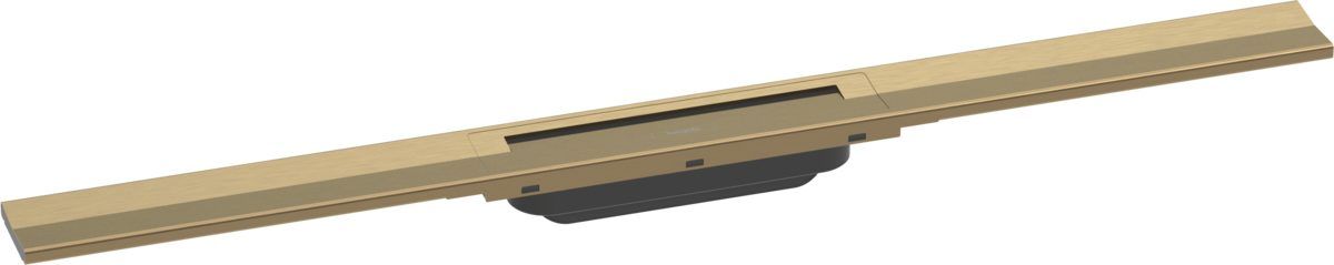 Внешняя часть слива для душа Hansgrohe RainDrain Flex 800 мм цвет шлифованная бронза 56044140