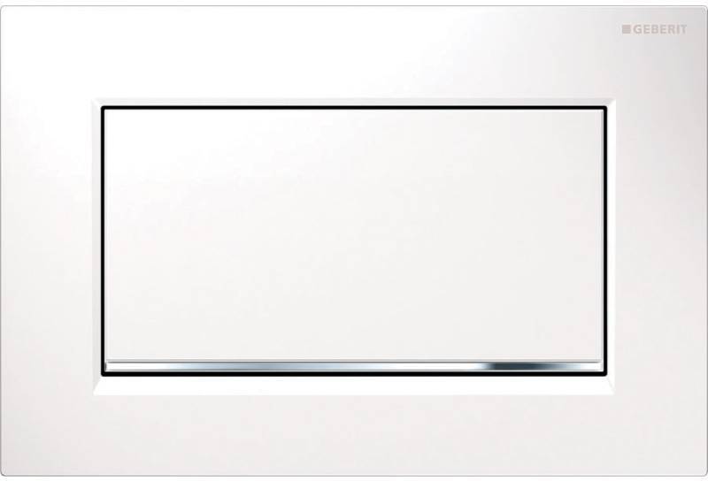 Клавиша смыва Geberit Sigma 30 смыв-стоп белый/хром 115.893.KJ.1