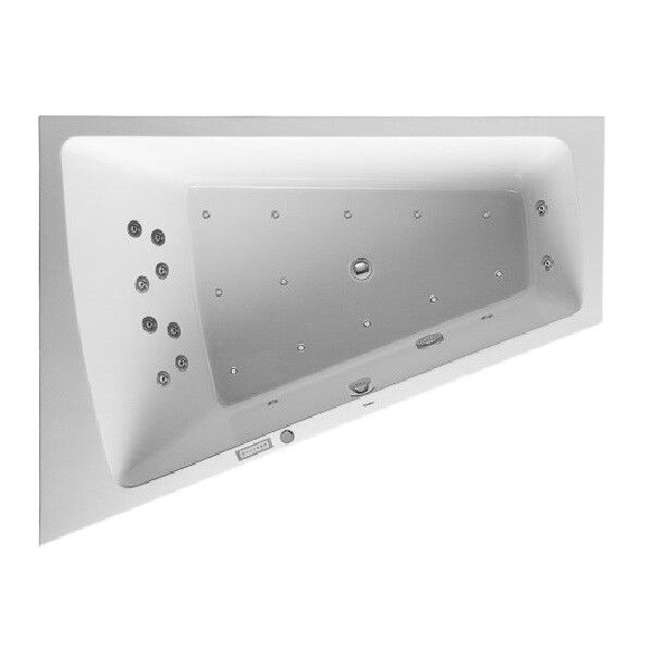Гидромассажная ванна, Duravit, Paiova, шгв 1800-1400-485, цвет-белый
