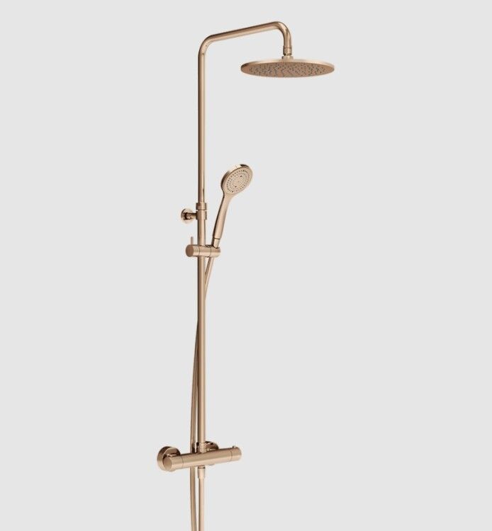 Душевая стойка Gessi Minimalistic shower Copper PVD 35175030