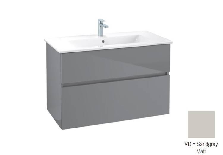 Тумба под раковину Villeroy & Boch Verity Line 955х482х618 мм Sandgrey Matt B66000VD