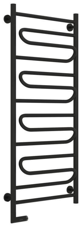 Полотенцесушитель электрический Сунержа Элегия 2.0 550х1262 мм слева МЭМ чёрный матовый 31-5218-1250