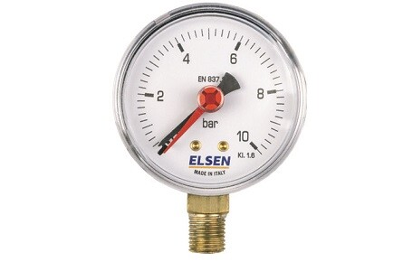 Манометр радиальный Elsen 100 мм 0-6 бар G 1/2 36555019