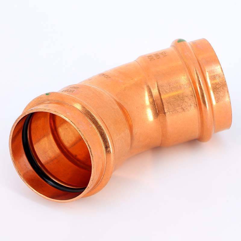 Угол пресс 45° Viega Profipress 54 мм медь 292393