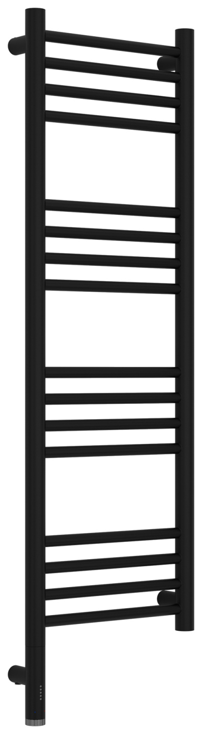 Полотенцесушитель электрический Сунержа Богема 3.1 прямая 300х1000 мм левый черный матовый 31-6004-1030