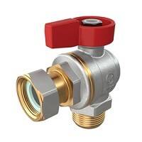 Кран шаровой угловой Giacomini R780P 1/2 НР-НГ для котлов и счетчиков R780PX013