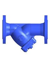 Фильтр сетчатый наклонный фланцевый Hogart DN200 PN16 чугун F4240NA0200