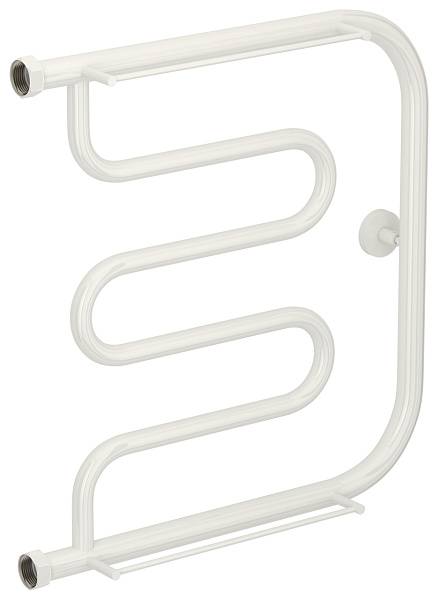 Полотенцесушитель водяной Сунержа Лира с 2 полками 500x500 мм белый 12-0012-5050